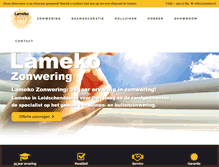 Tablet Screenshot of lameko.nl